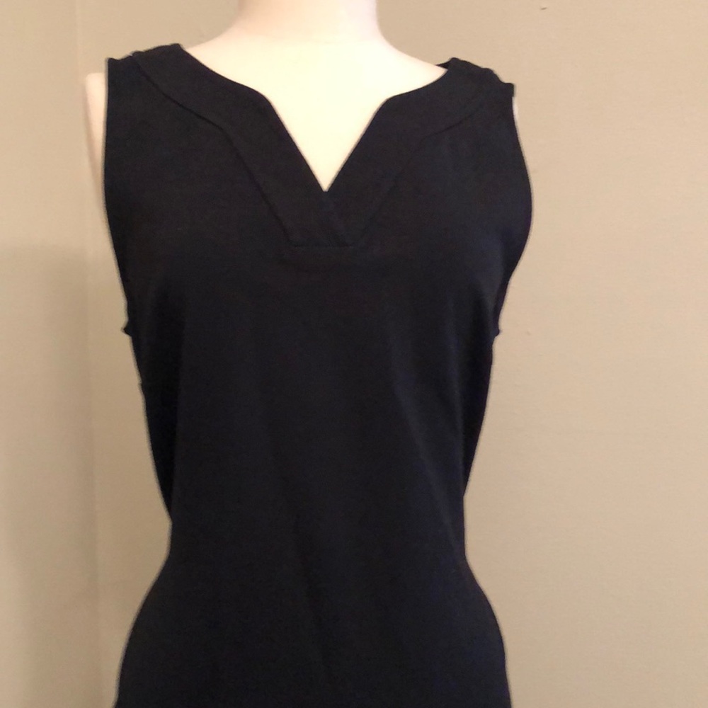Talbots Black Dress. Size 12. - Picture 2 of 8